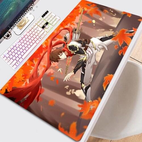 Keyboard Pad Mouse Mats Xxl Pc Accessories Gaming Anime Desk Mousepad Computer Mat Mause Large Mouse Pads Cool Quan Zhi Gao Shou