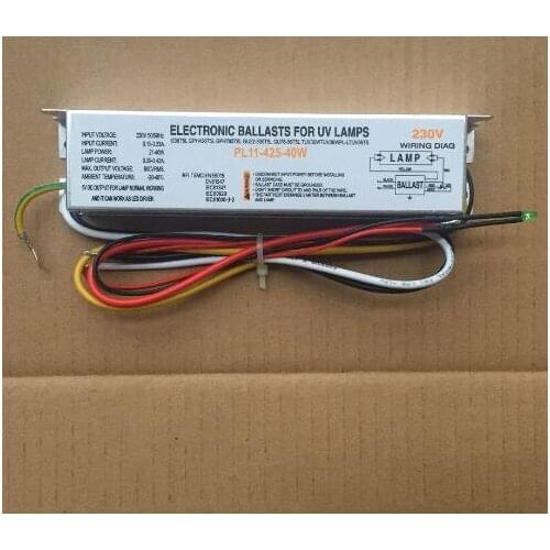 PL11-425-40 Germicidal Lamp Electronic Ballasts T5 40W UV Ballast for GPH436T5L GPH793T5L GPH843T5L G36T5L TUV36WT5 TUVPL-L36W