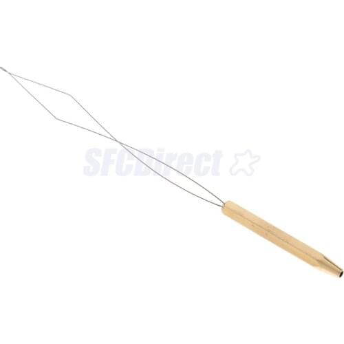 Brass Fly Tying Bobbin Threader Half Hitch Handle Tool Fly Fishing Tying Thread Fly Tying Handle Tool Fly Fishing Accessories