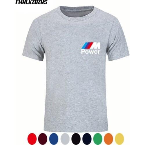 Men T-shirt Power M series G80 M2 M3 G82 M4 M5 Fashion brand top short sleeve T shirt M352