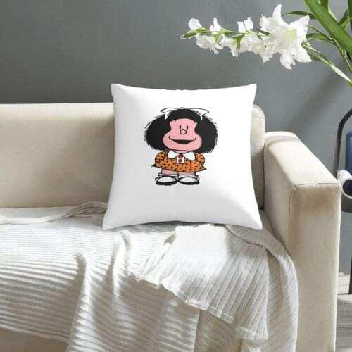 Mafalda pillowcase printed cushion cover sofa waist pillow pillow cover
