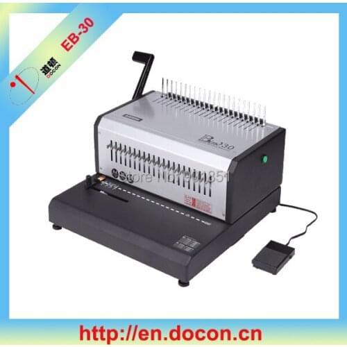 2016 new electric comb binding machine,DOCON binder machine with high quality hot sale