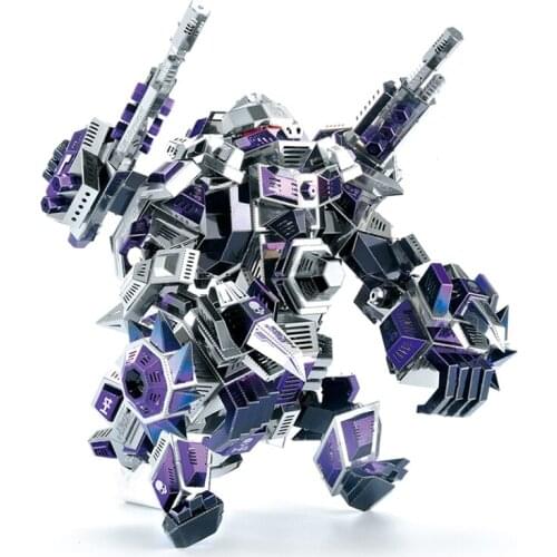 2019 new Microworld The Dark Stones model DIY laser cutting Jigsaw puzzle fighter model 3D metal Puzzle Toys for adult gifts