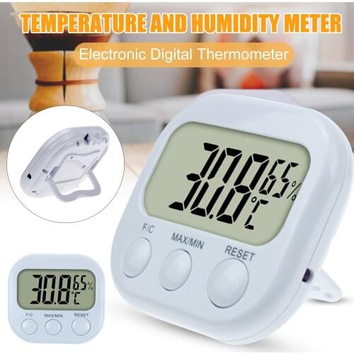 Environmental Protection Thermometer Hygrometer Meter Temperature Humidity LCD Digital Display Indoor Drop Shipping