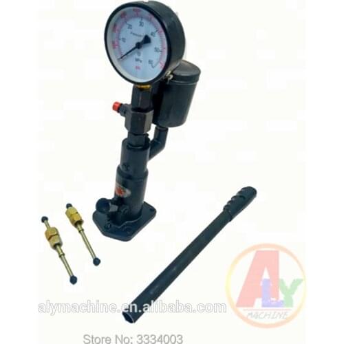 PS400A-I diesel injector nozzle tester with metal steel base, common rail injector tester, car truck diesel tester