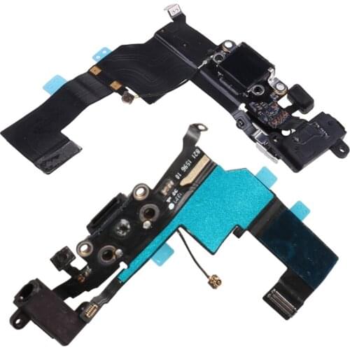 USB Charging Port Connector Micphone Earphone Jack Flex Cable Parts for iphone 5S M5TE