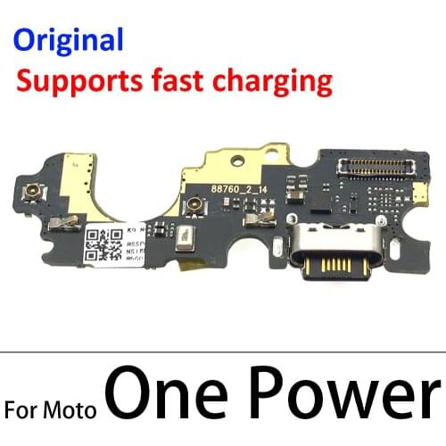 10Pcs/Lot, USB Charging Port Charger Board Flex Cable For Motorola Moto One Power XT1942-1 P30 Note Dock Plug Connector