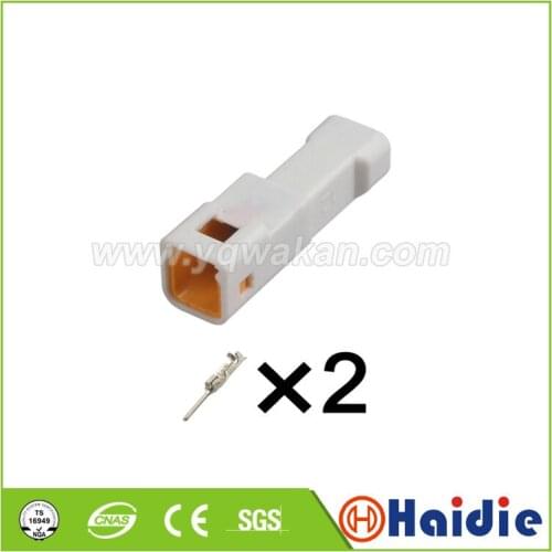 5sets 2pin Auto electrical housing plug plastic wiring harness connector 02T-JWPF-VSLE-S