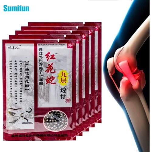 64Pcs Snake Medical Pain Relief Plaster Back Shoulder Lumbar Muscle Sprain Ache Patch Joint Arthritis Orthopedic Paste Sticker