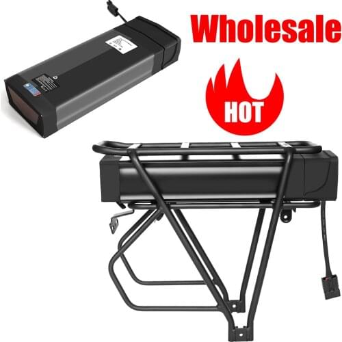Wholesale 48v 20Ah 15Ah Ebike Battery with Rear Rack for Electric Bike Battery 1000W to 200W Bafang motor