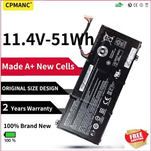 New AC14A8L Laptop Battery For Acer Aspire VN7-571 VN7-571G VN7-591 VN7-591G VN7-791G KT.0030G.001 11.4V 52.5Wh