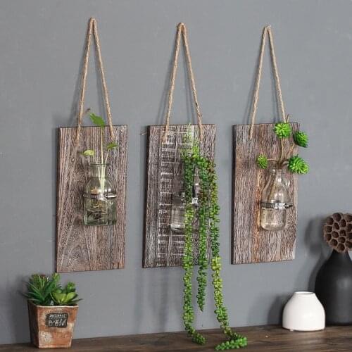 American Vintage Artificial Plants Hydroponic Muons Wall Home Wall Surface Decoration Wall Hangings