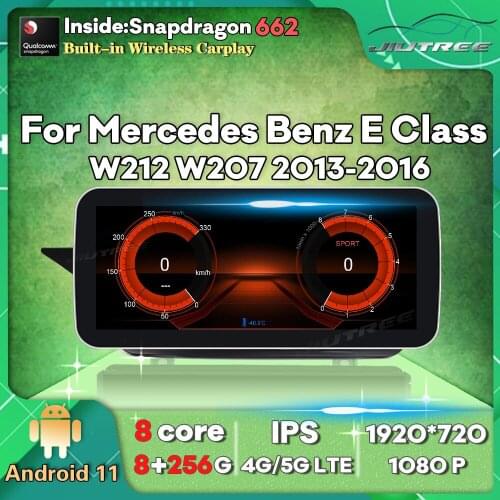 12.3 Inch 256G Android 11 Car Radio For Mercedes Benz E Class W212 W207 2010-2015 Navigation Multimedia Player Stereo Reciver