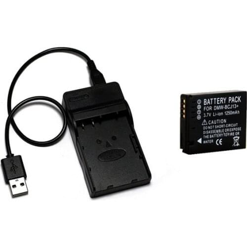 DMW-BCJ13 BCJ13 BP-DC10 BPDC10 Full Decoded Battery+Charger for Panasonic Lumix DMC-LX5 DMC-LX5GK LX5K LX5W LX7 LX7GK LX7K
