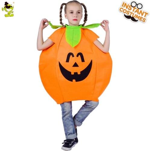 Halloween Party Role Play Pumpkin Costume for Kids Cosplay Lovely Pumpkin Clothes Party Costume