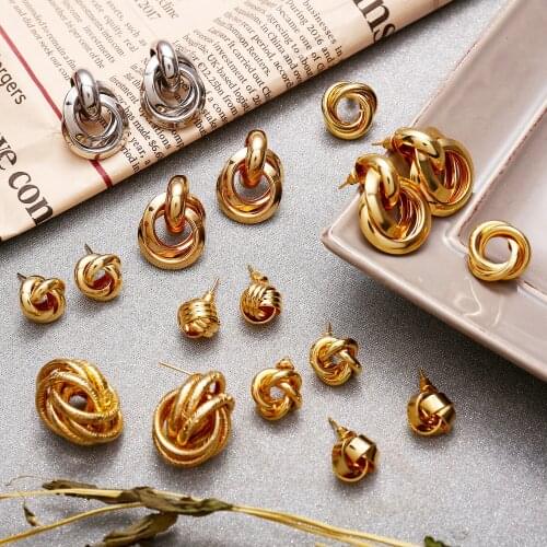 Korean Earrings Fashion 2021 Small Hoop Earrings for Women Stud Earrings Jewelry Accesorios Wholesale Kolczyki Aretes