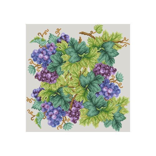 G Mouse avatar Counted Cross Stitch Kit Cross stitch RS cotton with cross stitch Purple grape