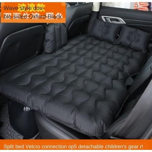 Vehicle-Mounted Inflatable Bed Car Rear Mattress SUV Travel Floatation Bed Car Rear Seat Mattress