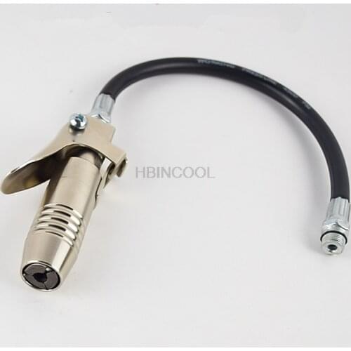 Unbreakable grease gun head, flat gun head, lock clamp type high pressure grease nozzle, truck excavator, grease gun head