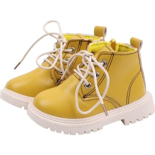 New Baby Boots Girls Shoes Baby Boys Boots Children Autumn Winter Shoes Kids Martin Boots for Boys Snow Boots with Plush