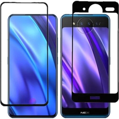2PCS Front+Back 3D Tempered Glass For Vivo NEX Dual Display Full Screen Cover Screen Protector Film For Vivo NEX 2