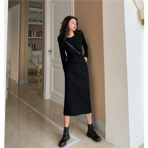 Casual Loose Vintage Ins Shiny Dress Female Korean Kawaii Cute Womens Dresses Japanese Harajuku Ulzzang Clothing For Women