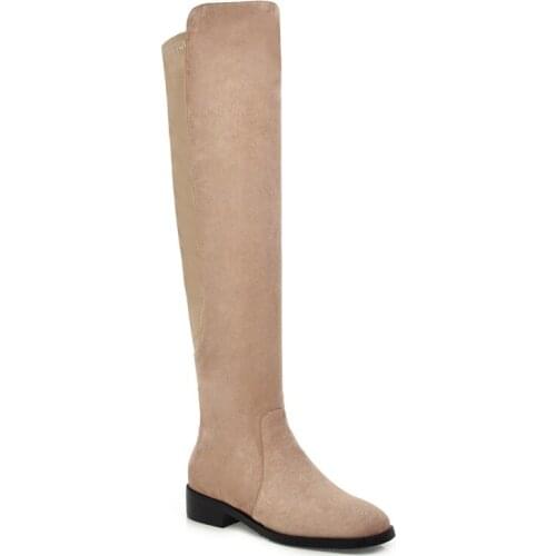 Plus Size thigh high boots knee high boots over the knee boots women ladies boots shoes woman winter boots women