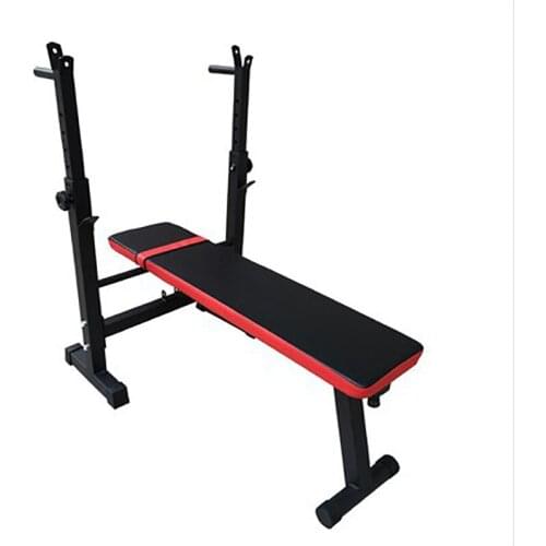 Bench Press Weight Bench Barbell Sit-Up Board Multifunctional Folding Indoor Barbell Bed Barbell Rack Bench Press Squat Rack XS
