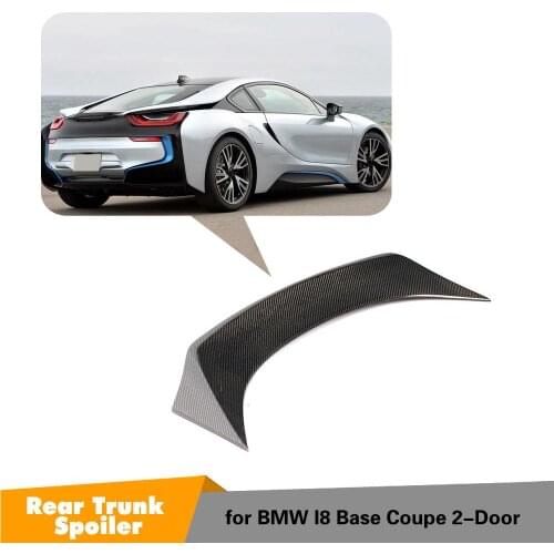 Carbon Fiber SPOILERS CAR REAR WING TRUNK LIP SPOILER FOR BMW I8 2014-2018