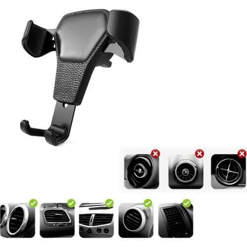 Universal Auto Air Outlet Auto Phone Holder for Saab 9-3 9-5 9000 93 900 95 aero 9 3 42250 42252 9-2x 9-4x 9-7x
