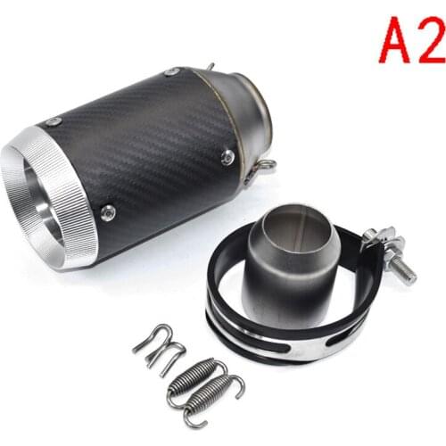 Universal motorcycle exhaust muffler exhaust with stickers for bmw R6 mt09 ninja400 Z250 z900 z1000 gsxr600 r3 S1000rr r1