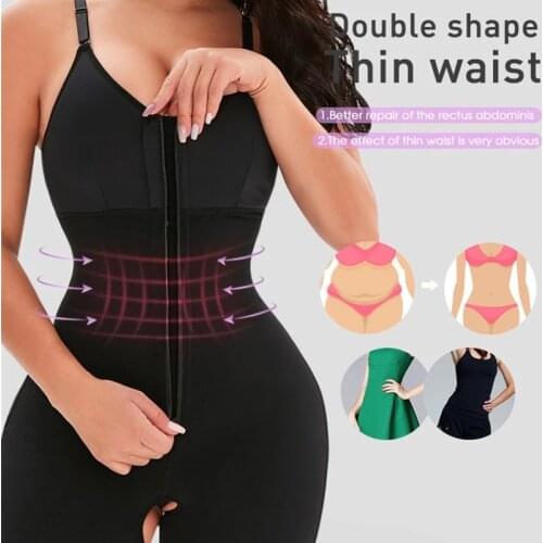 YAGIMI Full Body Shaper Underwear Waist Trainer Colombian Reductive Girdles Corset Shapewear Bodysuit Post Liposuction Slimming