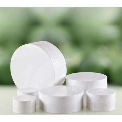 100pcs/Lot Wholesale Plastic 30g PP Cream Jar Empty Women Cosmetic 1 OZ Vial Sample Pot