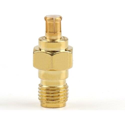 Artudatech 1Pcs /10Pcs Adapter SMA Female Jack To MCX Male Plug RF Connector Gold Plating F/M Accessories Parts