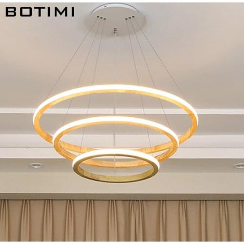BOTIMI Pendant Lights With Control Panel
