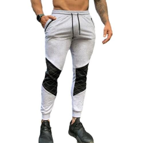 Brand Joggers Men Sweatpants Gyms Running Pants Mens Fitness Bodybuilding Gyms Men Jogging Pants Zipper Sweatpants Trousers