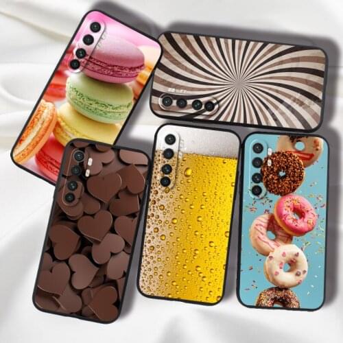 For Xiaomi Redmi K30 K20 Pro Mi 9T 10T Pro Lite Note 10 Lite A2 A3 POCO X3 Case Cover Silicone TPU Bumper Chocolate Coffee Heart