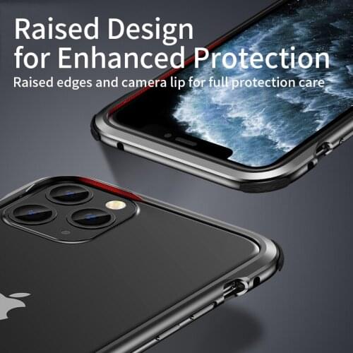 High Quality Luxury Aluminum Metal Bumper For iPhone 11 Pro Max x xr xs max 7 8 Plus se2 Case Incisive Shape Mixed color Frame