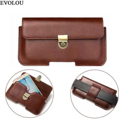 Genuine Leather Belt Clip Phone Cover for iphone SE 2020 11 Pro Max XS XR 7 8 Plus Leather Case Waist Bag for Redmi Note 9s