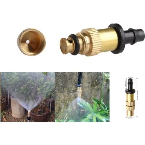 Household Hardware Spray Nozzles Adjustable Garden Thread Brass Water Misting Plant Irrigation Tool Full Copper High Atomization