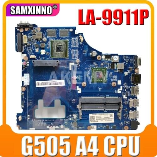 G505 VAWGA/GB LA-9911P motherboard For Lenovo g505 motherboard la-9911p motherboard with A4 CPU Test