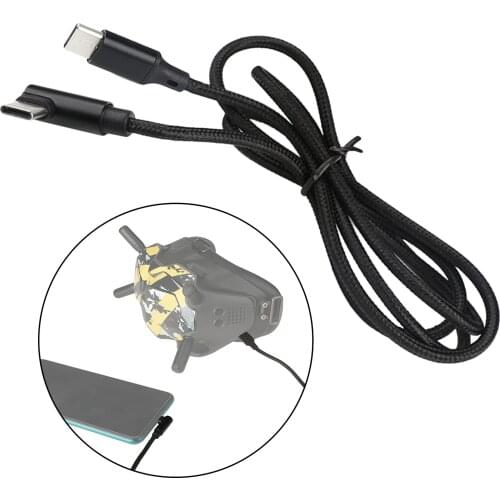 For DJI Data Cable Google to Phone Tablet Connector Micro USB Type-C Extend Cable for DJI Goggle