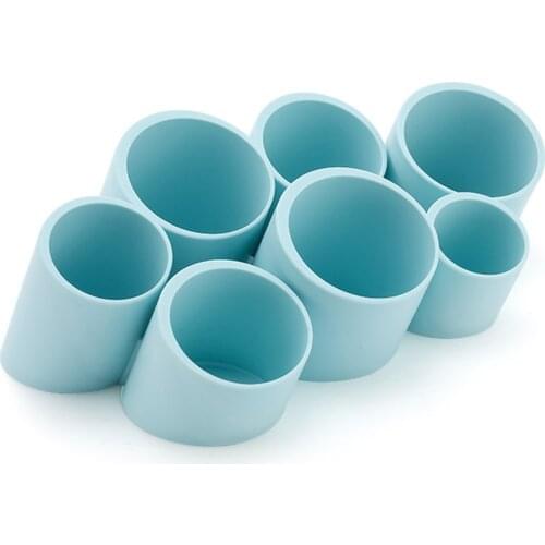 Multi-Functional Pen Holder Pen Storage Cup Wall Mounted Stationary Organizer Makeup Brushes Holder 7 Compartments