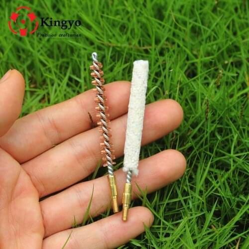 5pcs/lot Gun clean Kit .22 Caliber Rifle Pistol Cleaning Brush Phosphor Bronze .223 Cal./5.56mm .177 Tactical Hunting