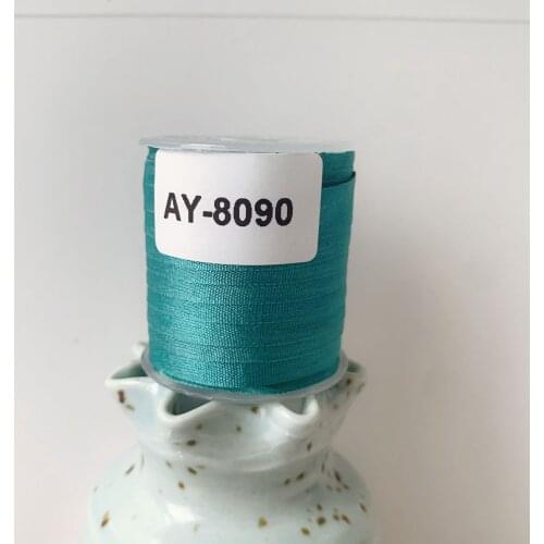 AY-8090 A Roll Wholesale 2mm-36mm 100% Pure Silk Embroidery Ribbons Handcraft Supply Double Faced Thin Taffeta Silk Ribbon