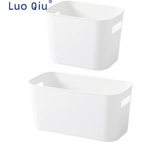 Bathroom plastic multi-purpose finishing and receiving basket kitchen table top debris storage basket