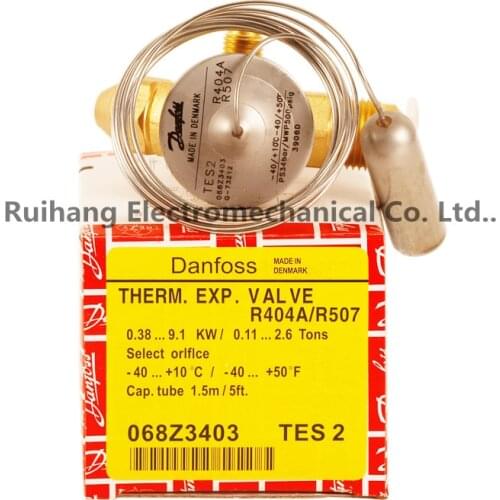 Original DANFOSS TES2 R404A 068Z3403 expansion valve TES 2