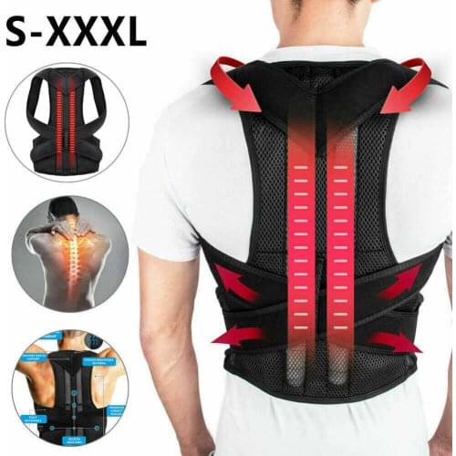 Adjustable Posture Corrector Back Support Shoulder Back Brace Posture Correction Spine Posture Corrector Postural Fixer Tape