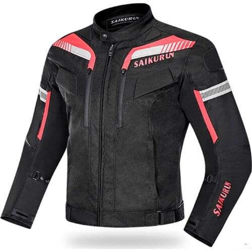 SAIKURUV Motorcycle Jacket Men Chaqueta Moto Motocross Jacket Waterproof Motorcycle Racing Jacket With Remove Linner