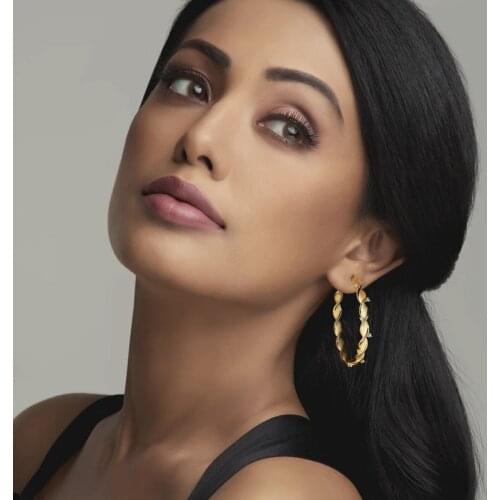 Fashion Exaggerated Stud Earrings Twist Creative Punk Style Jewelry For Women Wedding Engagement Hip Rock Party Accessories